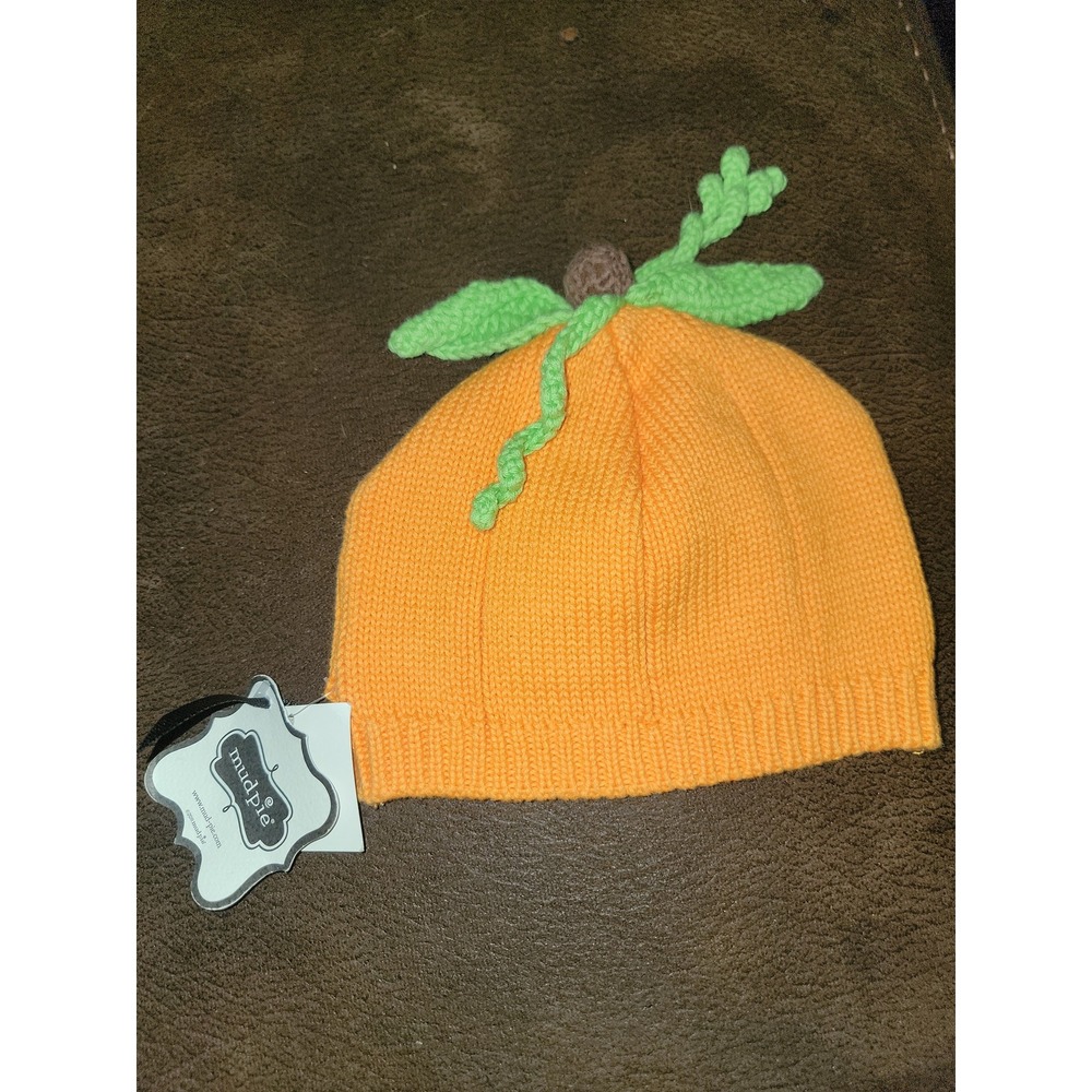Mudpie pumpkin hat size 0 12 months nwt mud pie fall‎ Halloween
